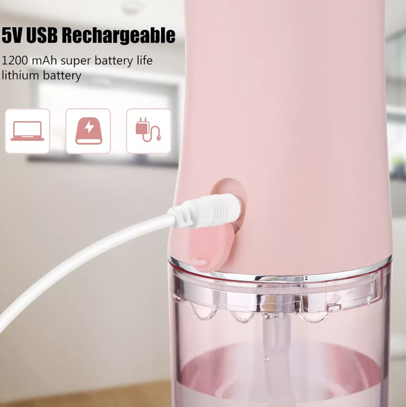 Irrigador bucal 4 boquillas